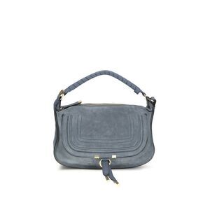 Chloé Blue Calf Leather Bos Taurus Shoulder Women's Bag